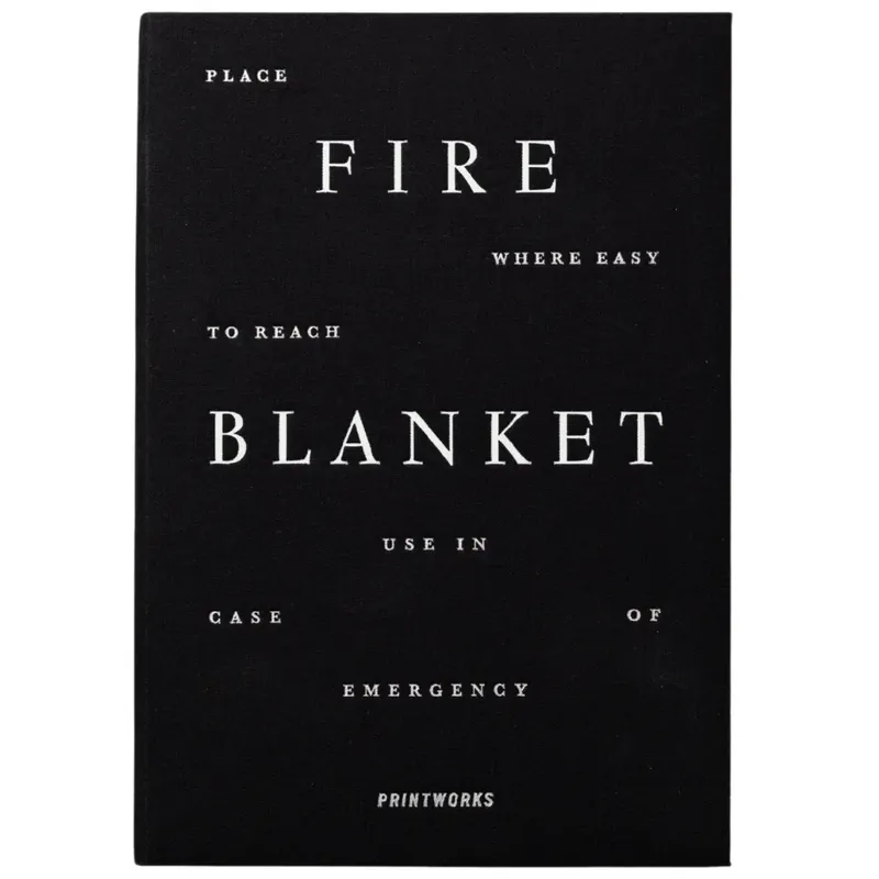 Begränsad tid Brandfilt Black